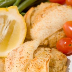 Baked Flounder with Tomato Caper Sauce