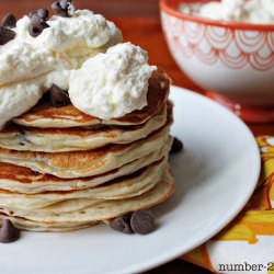 Orange Chocolate Chip Pancakes