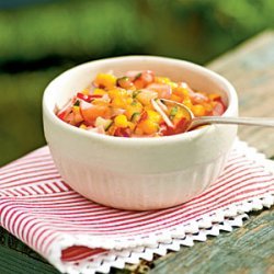 Nectarine and Radish Salsa