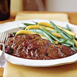 Duck Breasts with Pinot Noir and Cherry Sauce