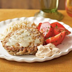 Black-Eyed Pea Cakes with Adobo Cream