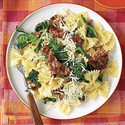 Pasta with Sausage and Broccoli Rabe