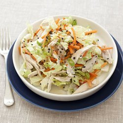 Chinese Chicken-Cabbage Salad with Peanut Sauce