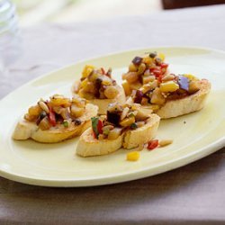 Caponata with Garlic Crostini