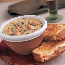 Creamy Wild-Rice Soup with Smoked Turkey