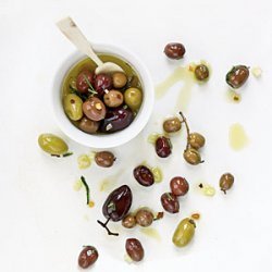 Citrus, Fennel, and Rosemary Olives