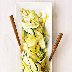 Summer Squash Ribbons with Lemon and Parmesan