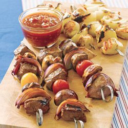 Chicken and Onion Kebabs