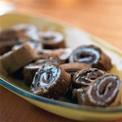 Smoked Salmon Buckwheat Pinwheels