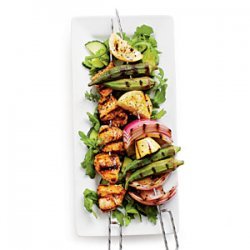 Grilled Chicken-Vegetable Kabobs