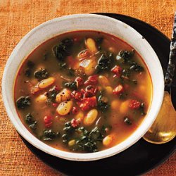 White Bean Soup with Kale and Chorizo