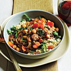 Moroccan-Style Lamb and Chickpeas