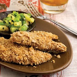 Tortilla Chip-Crusted Chicken