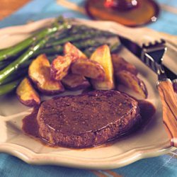 Tenderloin Steaks with Horseradish Mustard Sauce