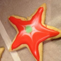 Rice Flour Sugar Cookies with Simple Icing