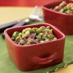 Edamame with Mustard Vinaigrette