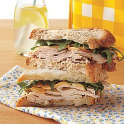 Smoked Gouda, Turkey and Arugula Sandwiches