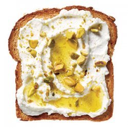 Ricotta-Pistachio Toast