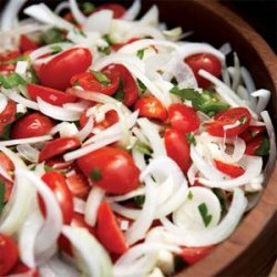 Tomato, Sweet Onion, and Parsley Salad