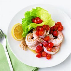 Shrimp with Tomato-Horseradish Salsa