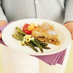 Roasted Asparagus with Chopped Egg Salad