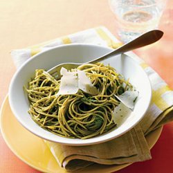 Swiss Chard Pesto Pasta