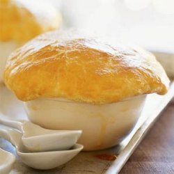 Mushroom Bisque with Pastry Top Hats