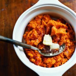 Sweet Potato Puree with Maple