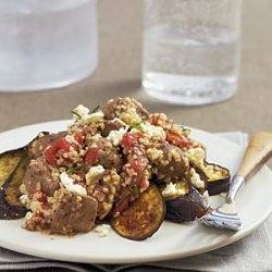 Lamb with Couscous and Roasted Eggplant