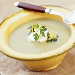 Artichoke Bisque with Parsley-Lemon Gremolata