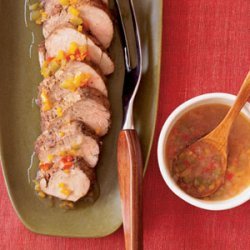 Roast Pork Tenderloin with Pepper Jelly Glaze