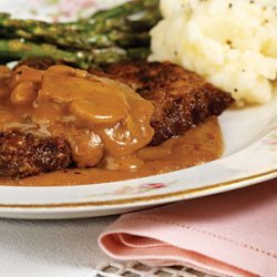 Baked Steak with Gravy