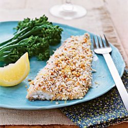 Hazelnut-Crusted Trout