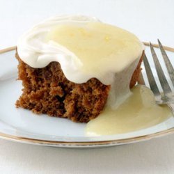 Gingerbread Cake with Cream Cheese Frosting