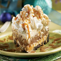 Mile-High Turtle Ice Cream Pie