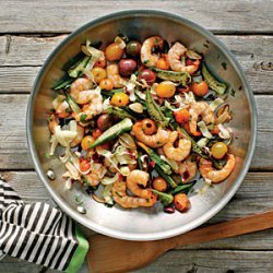 Skillet-Roasted Okra and Shrimp