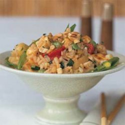 Fried Rice with Pineapple and Tofu