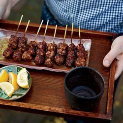 Chicken-Meatball Yakitori