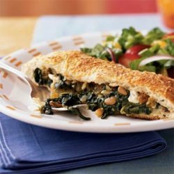 Spinach and Feta-Stuffed Focaccia