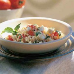 Fresh Mozzarella, Tomato, and Basil Couscous Salad