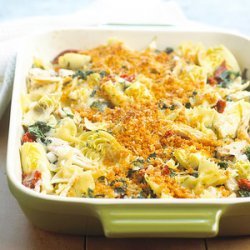 Chicken Florentine Artichoke Bake