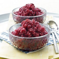 Cherry-Merlot Granita