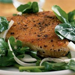 Seared Tuna with Arugula Salad