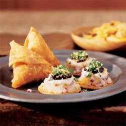 Potato-Chutney Crisps (Sev-puri)