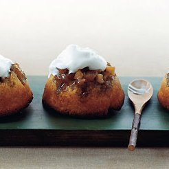 Apple Upside-Down Cornmeal Cakes