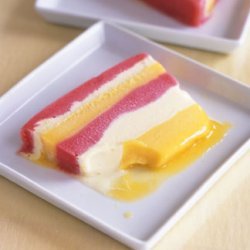 Frozen Mango Raspberry Terrine