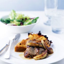 Roast Pork Tenderloin with Apples and Cider Sauce