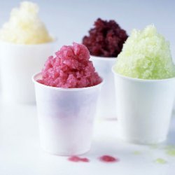 Rhubarb Lambrusco Granita