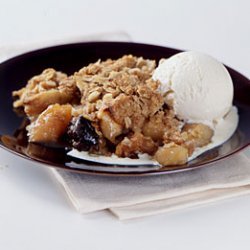 Apples, Prune, and Brandy Crisp