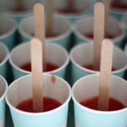 Campari and Grapefruit Ice Pops